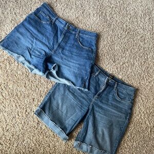 Denim Women's Shorts size 12 high rise Lee brand